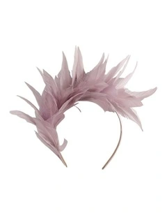 Max Alexander Light Lilac Feather Headband - Made in Australia MA893LLI