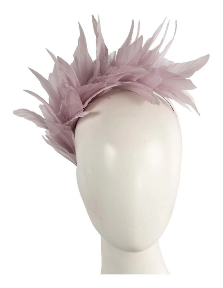 Max Alexander Light Lilac Feather Headband - Made in Australia MA893LLI image 2