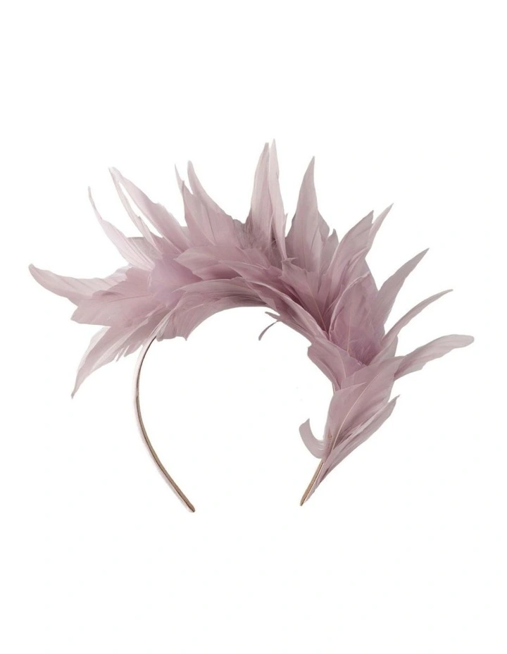 Max Alexander Light Lilac Feather Headband - Made in Australia MA893LLI image 4
