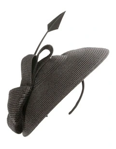 Max Alexander black saucer fascinator MA979B