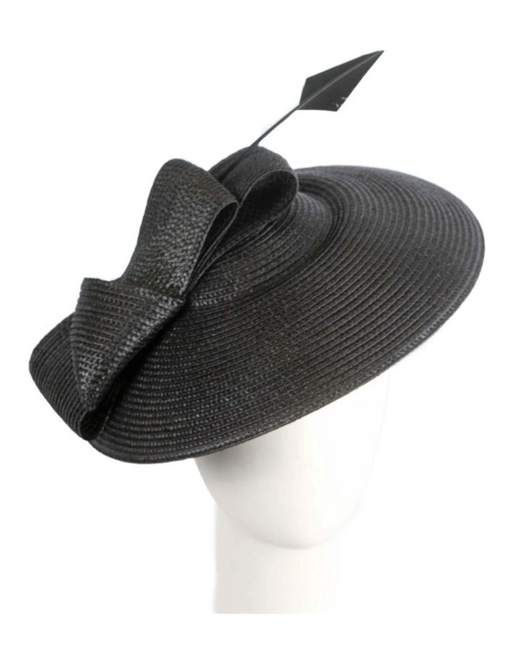 Max Alexander black saucer fascinator MA979B image 2