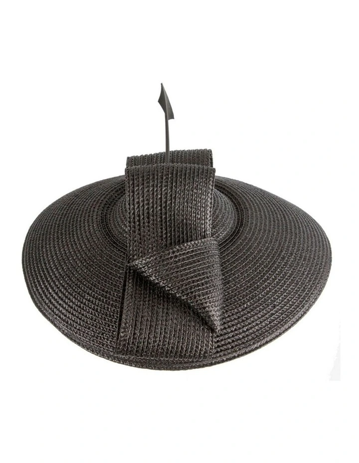 Max Alexander black saucer fascinator MA979B image 3
