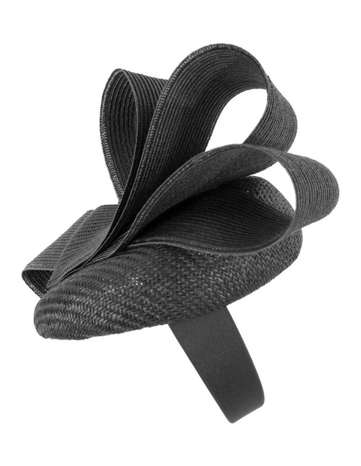 Black pillbox fascinator by Fillies Collection S286 S286B image 3
