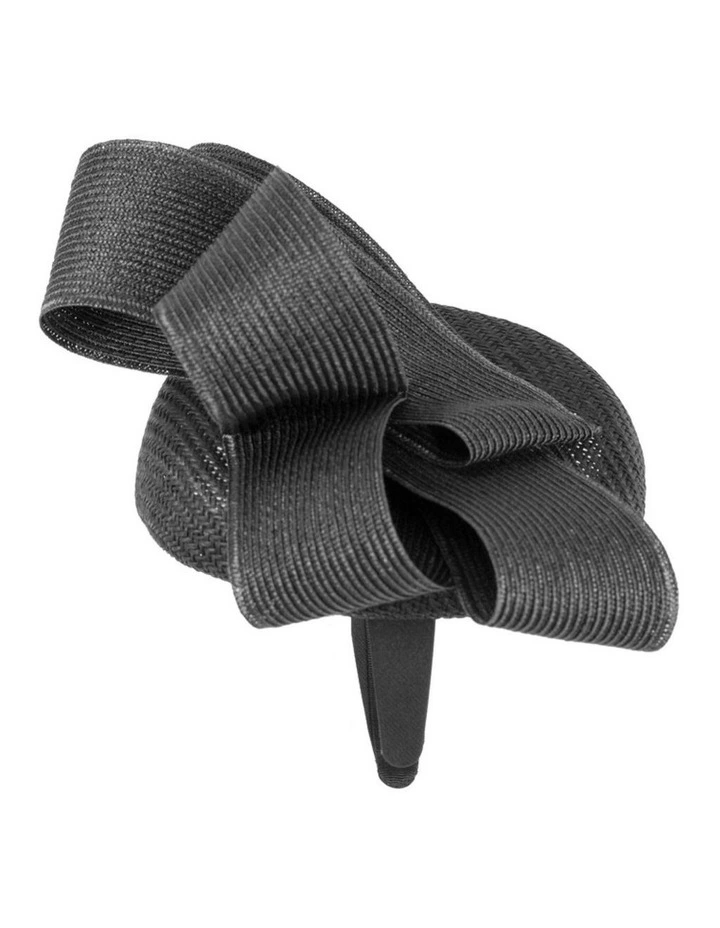 Black pillbox fascinator by Fillies Collection S286 S286B image 4