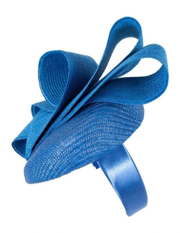 Royal blue pillbox fascinator by Fillies Collection S286 S286RB image 3