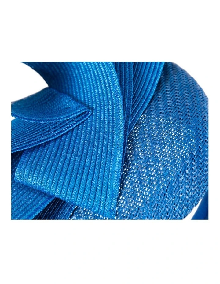 Royal blue pillbox fascinator by Fillies Collection S286 S286RB image 5