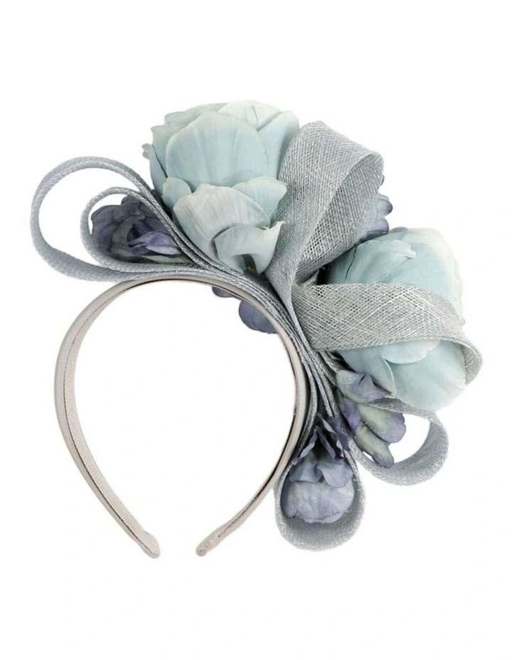 Max Alexander Cupids Millinery navy & blue flower headband fascinator MA923 image 4