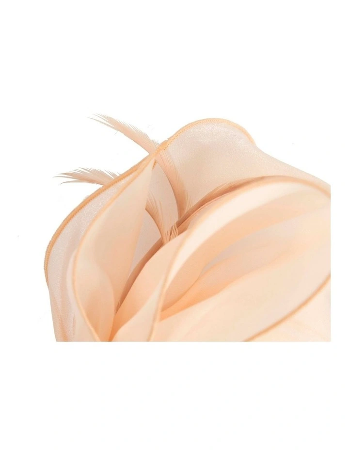 Max Alexander Nude Organza Bow Fascinator MA984NU image 3