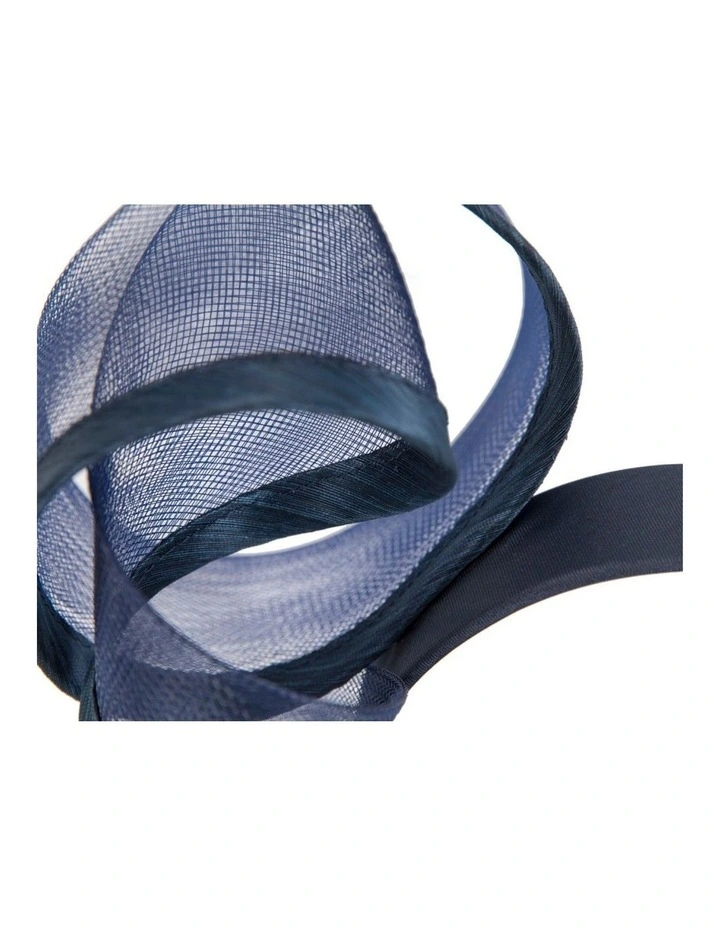 Sculptured Navy Racing Fascinator by Fillies Collection S246N image 3