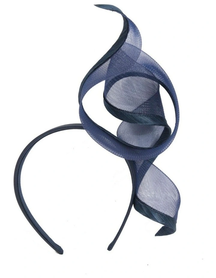 Sculptured Navy Racing Fascinator by Fillies Collection S246N image 4