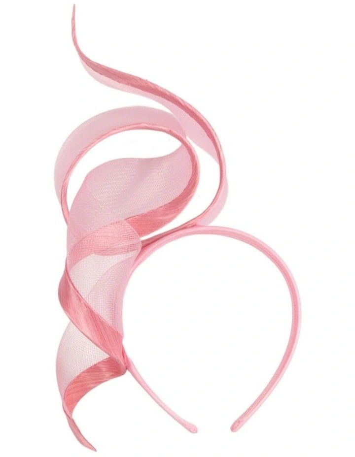 Sculptured dusty pink racing fascinator by Fillies Collection S246DP image 1