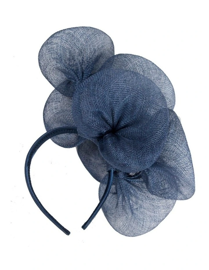 Max Alexander large navy sinamay flower fascinator MA918N image 4