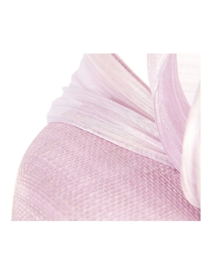Fillies Collection Light Lilac Silk Abaca Pillbox Fascinator S307LLI image 5