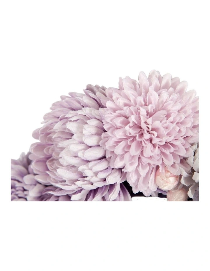Max Alexander Multi-tone Lilac Astra Flower Fascinator Headband MA910LI image 3