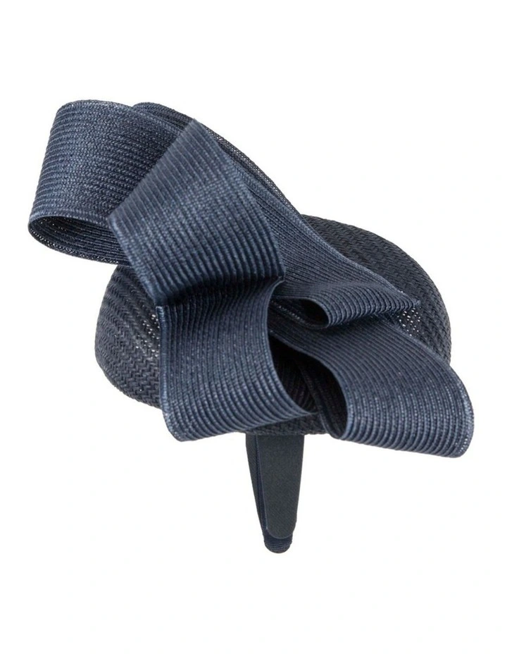 Navy pillbox fascinator by Fillies Collection S286 S286N image 4