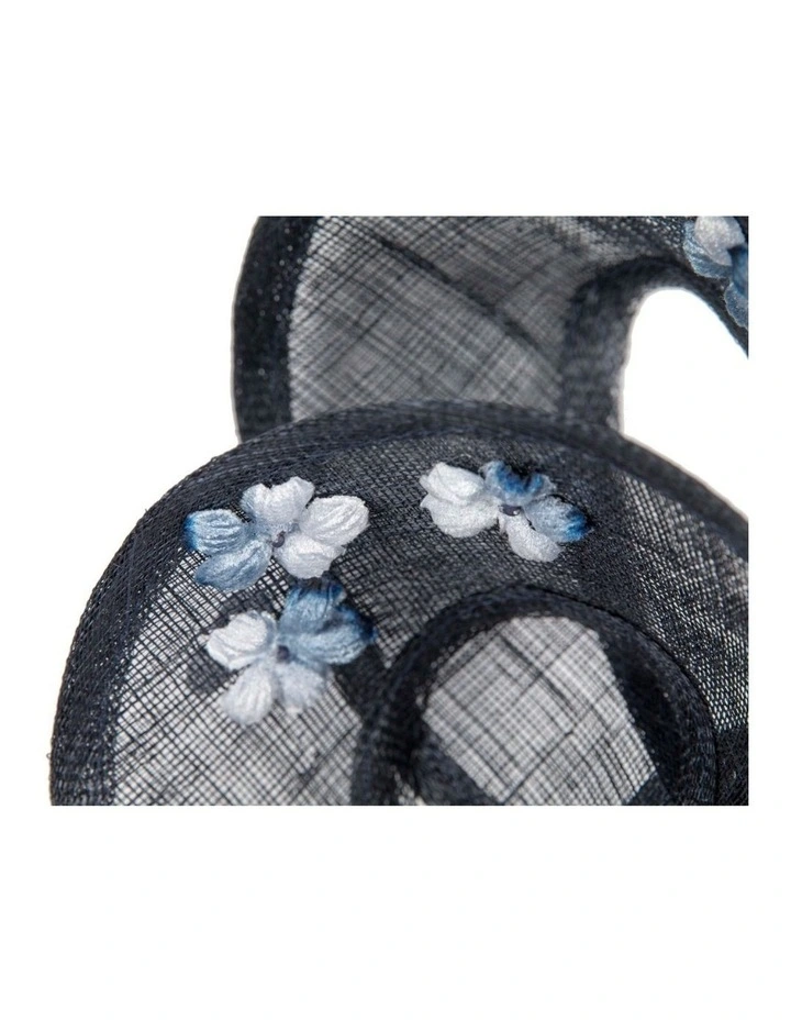 Max Alexander navy sinamay fascinator MA964N image 3