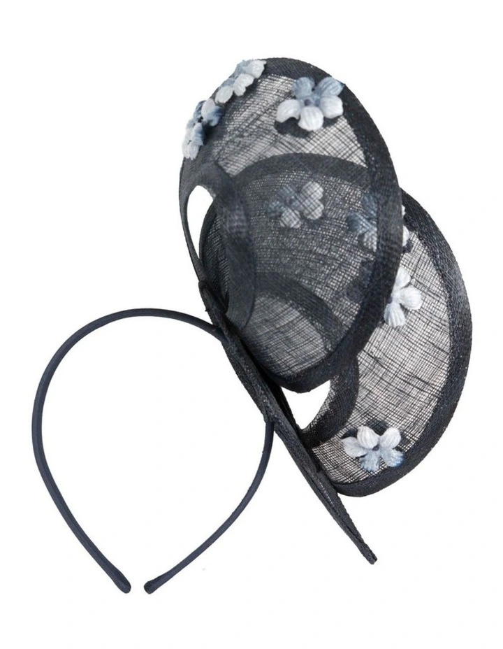 Max Alexander navy sinamay fascinator MA964N image 4