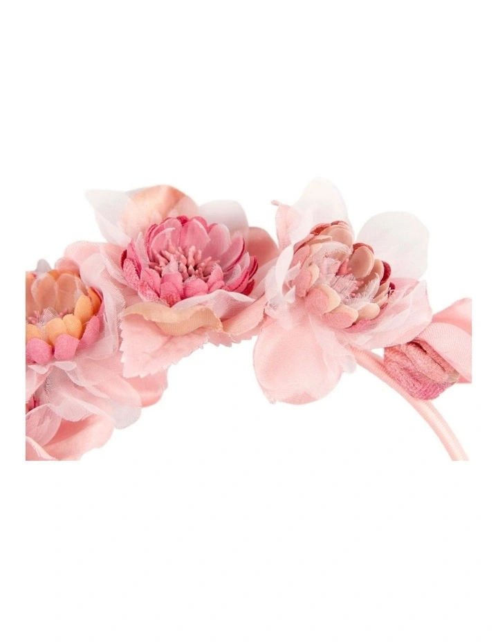 Max Alexander pink flower headband MA981PI image 3