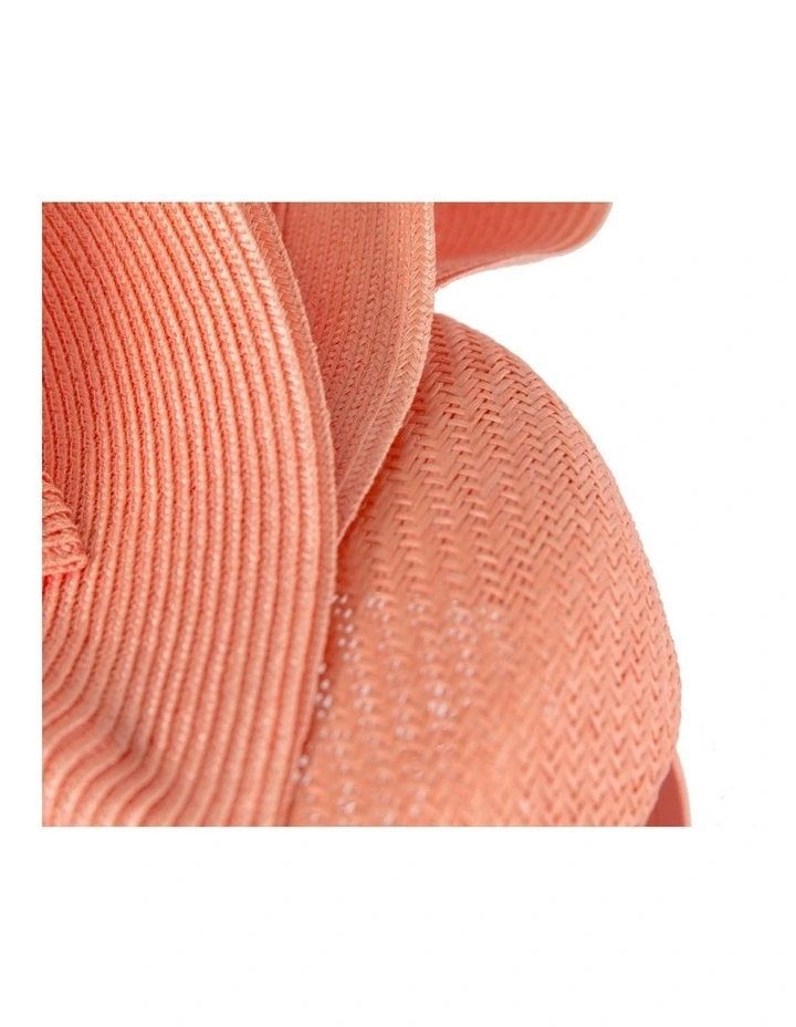 Coral pillbox fascinator by Fillies Collection S286 S286CR image 5