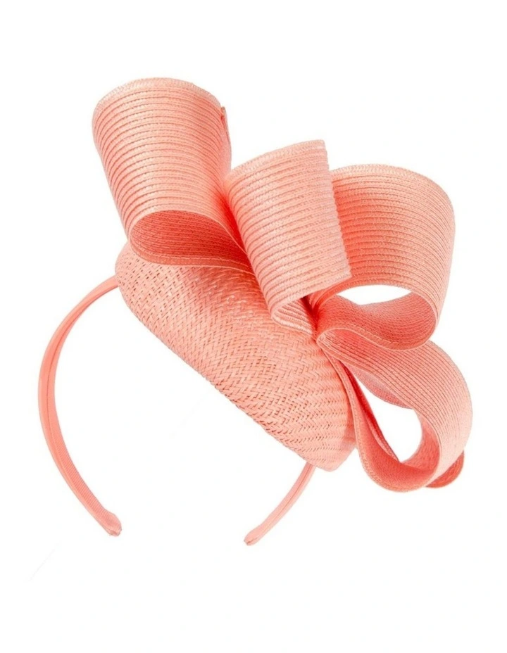 Coral pillbox fascinator by Fillies Collection S286 S286CR image 6