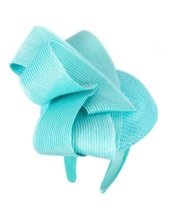 Turquoise pillbox fascinator by Fillies Collection S286 S286TQ image 4