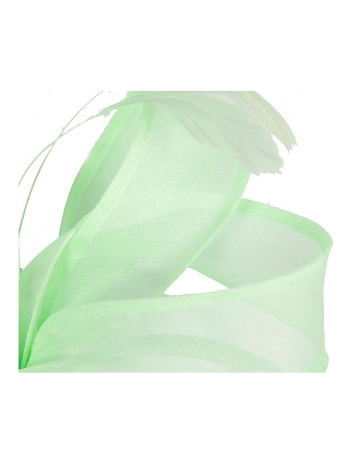 Max Alexander mint green organza fascinator MA956MI image 4