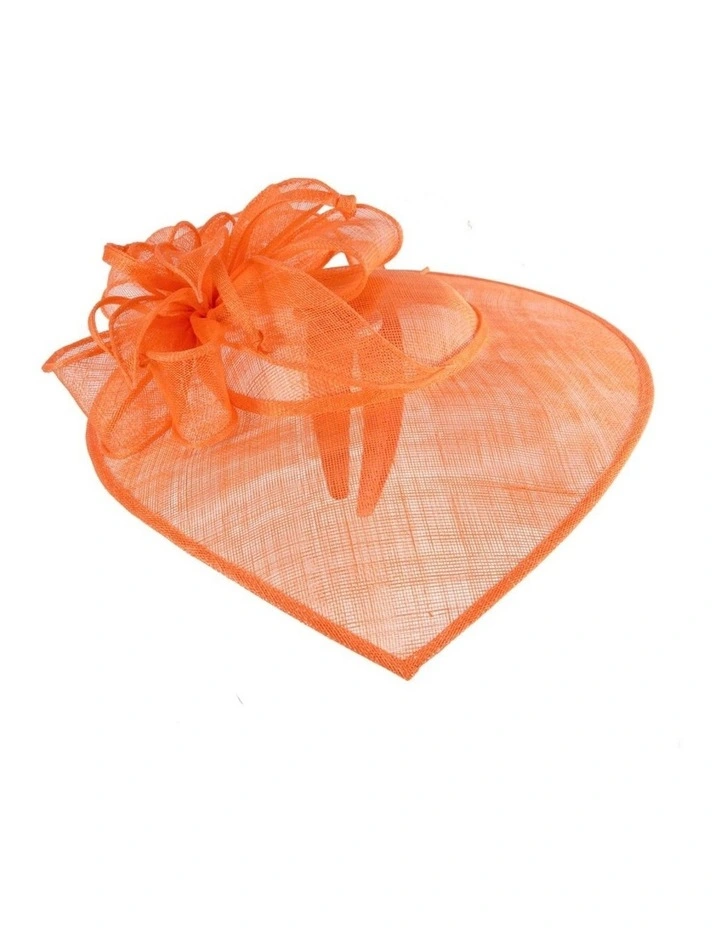 Max Alexander orange sinamay fascinator MA903OR image 4
