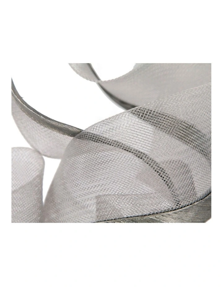 Bespoke silver racing fascinator by Fillies Collection S253S image 3