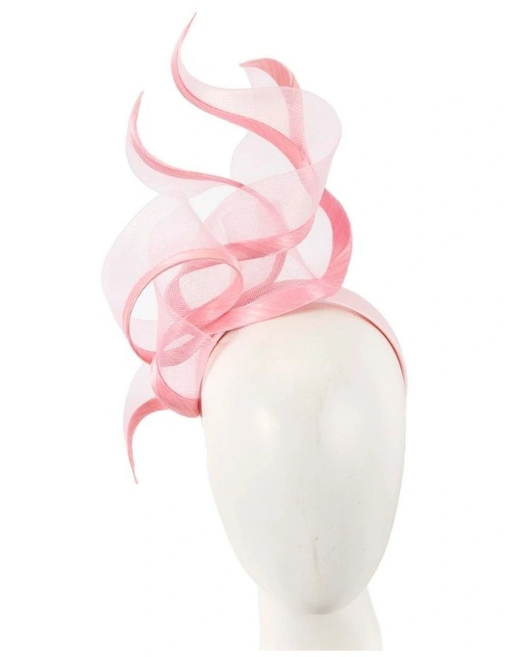 Bespoke pink racing fascinator by Fillies Collection S253PI image 2