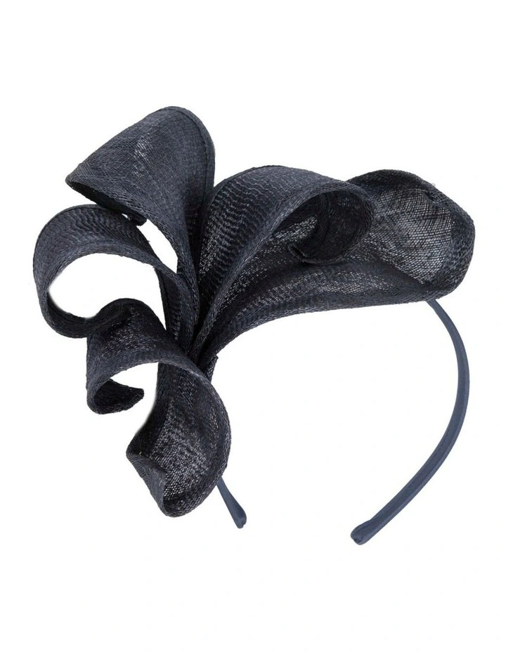 Max Alexander Navy Sinamay Flames Racing Fascinator MA938N image 1