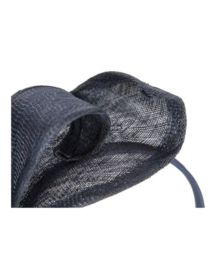 Max Alexander Navy Sinamay Flames Racing Fascinator MA938N image 3