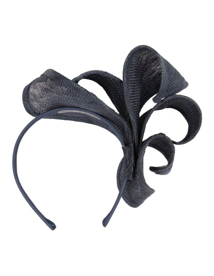 Max Alexander Navy Sinamay Flames Racing Fascinator MA938N image 4