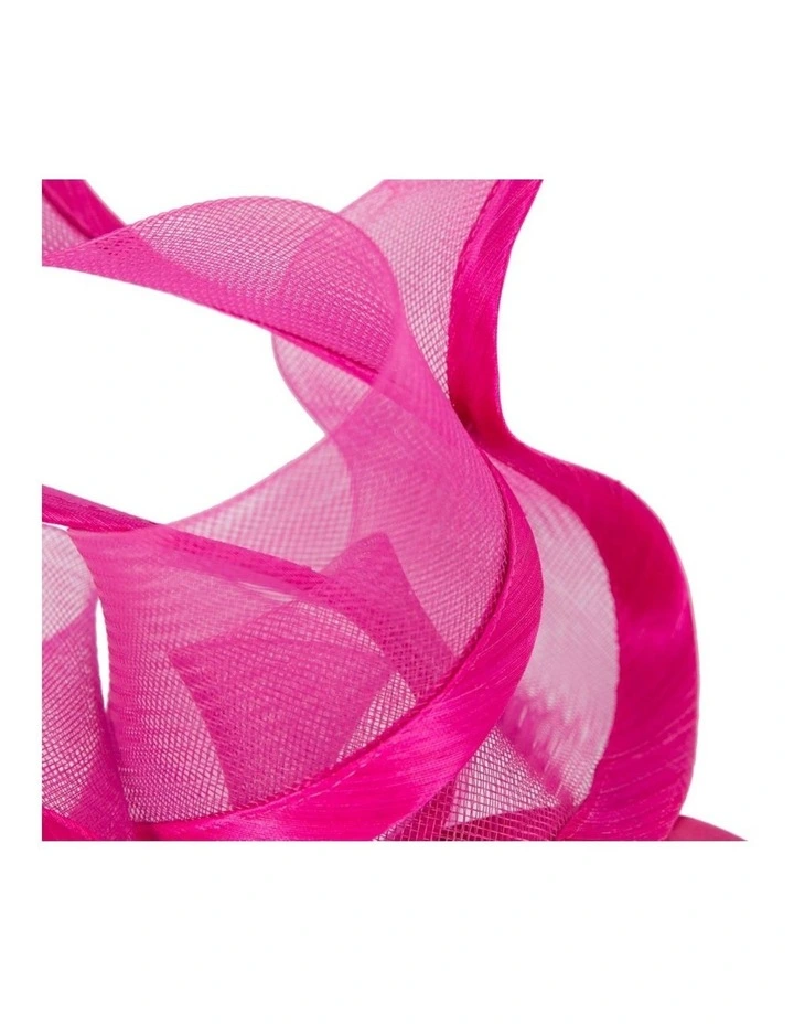 Bespoke hot pink racing fascinator by Fillies Collection S253HP image 3