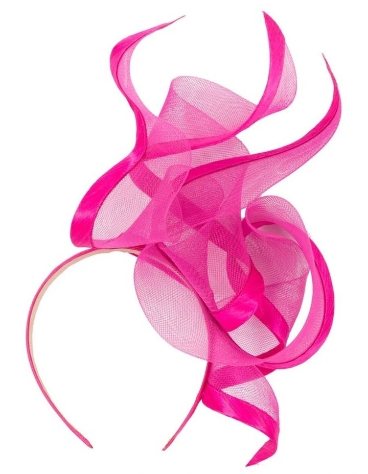 Bespoke hot pink racing fascinator by Fillies Collection S253HP image 4