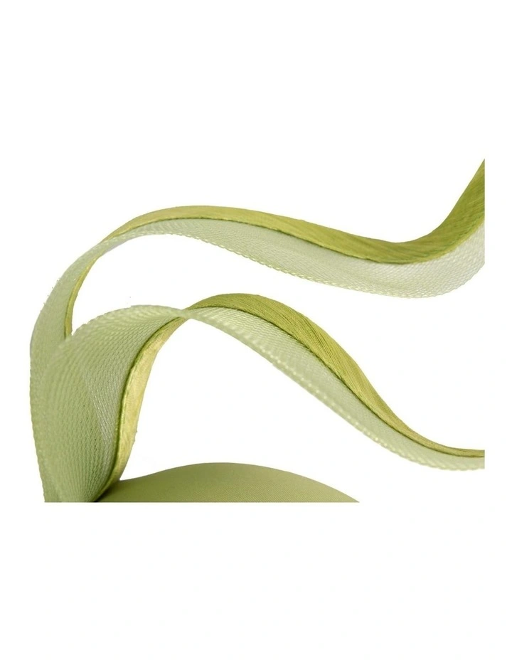 Fillies Collection Lime Crinoline Fascinator with Silk Abaca Edge S343LM image 3