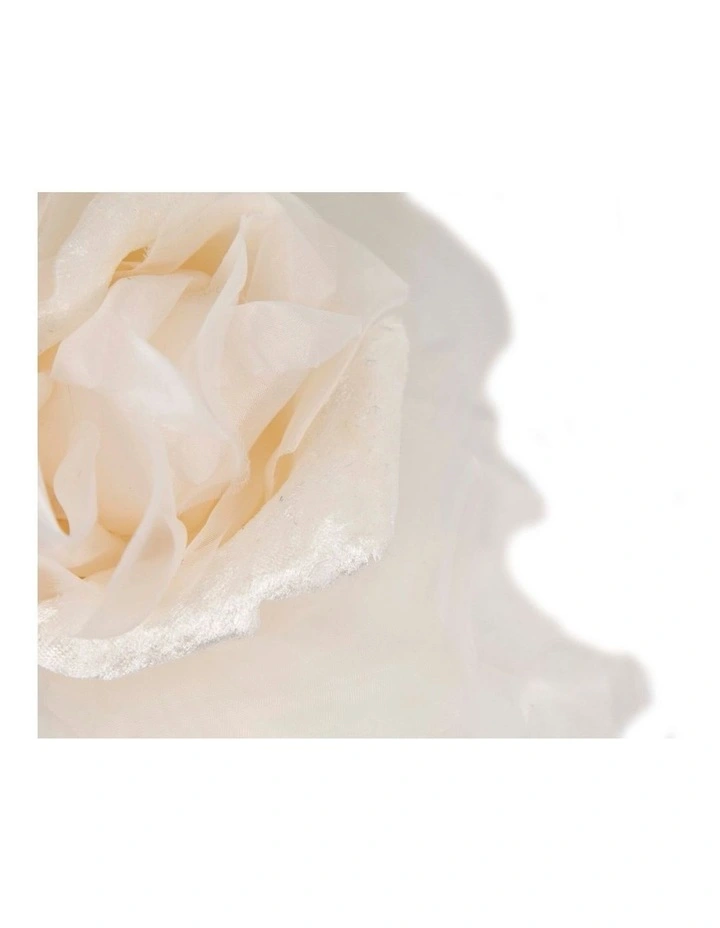 Fillies Collection Large Cream Silk Flower Fascinator S260C image 3