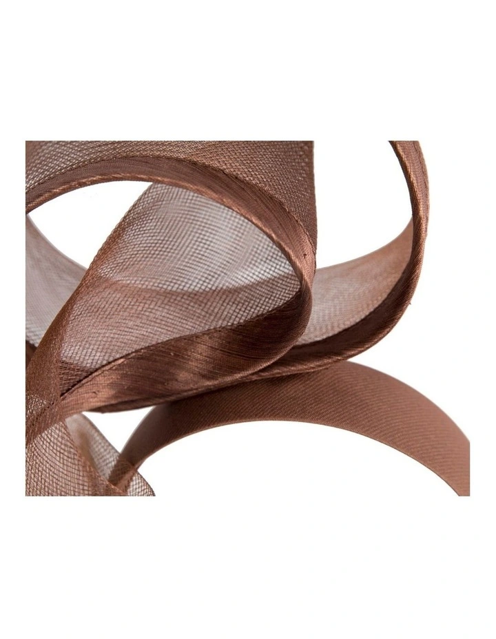 Fillies Collection Sculptured Coffee Racing Fascinator S246CF image 3