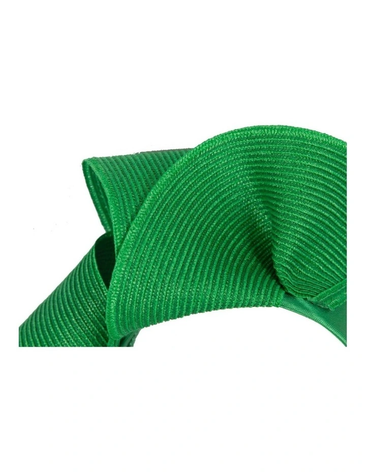Max Alexander large green wave racing fascinator MA955G image 3