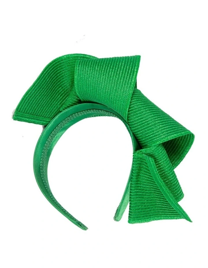 Max Alexander large green wave racing fascinator MA955G image 4