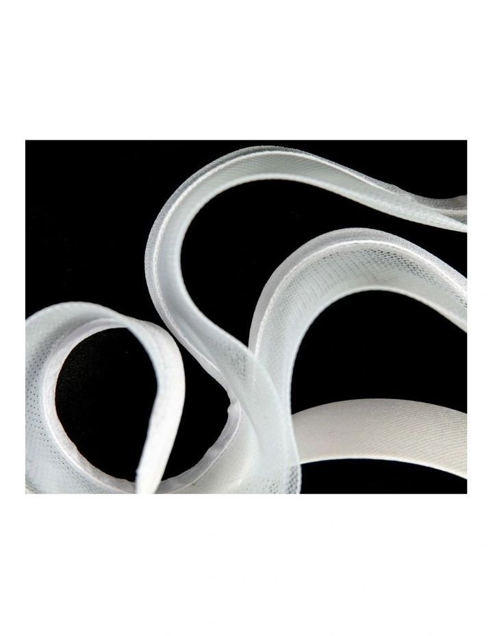Fillies Collection Cream & White Crinoline Fascinator with Silk Abaca Edge S343WHT image 3