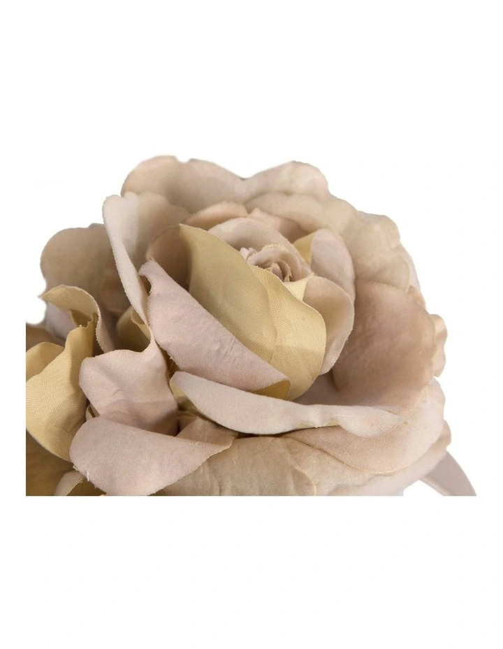 Max Alexander olive flower fascinator headband MA935OL image 2