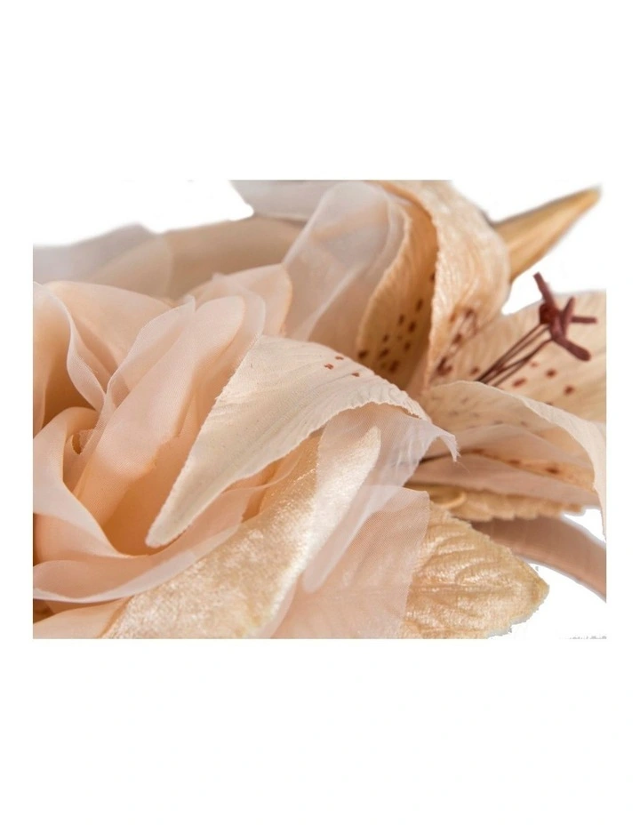 Max Alexander MA905NU Large Nude Flower Fascinator on Headband image 3