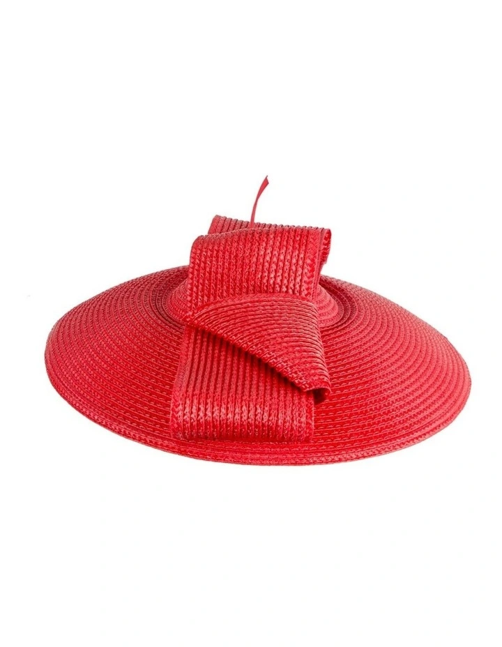 Max Alexander red saucer fascinator MA979R image 3
