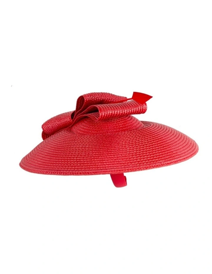 Max Alexander red saucer fascinator MA979R image 4