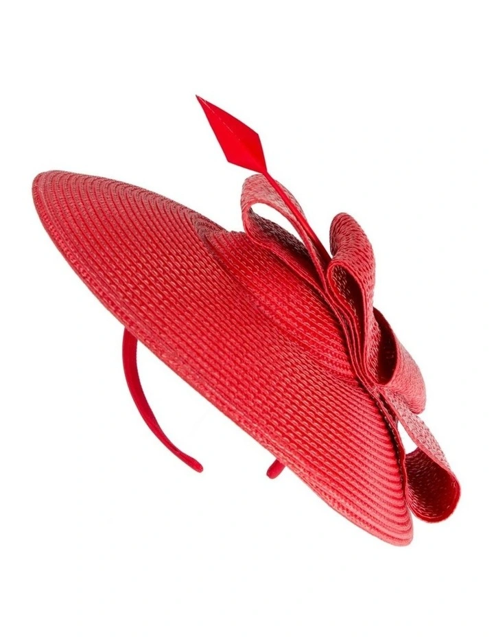 Max Alexander red saucer fascinator MA979R image 6