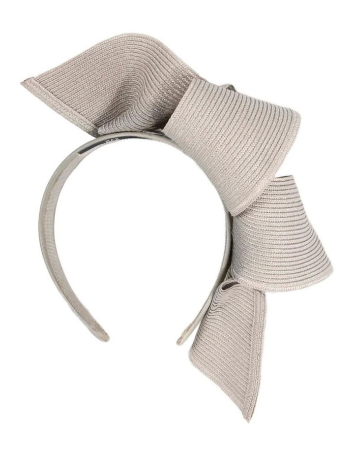 Max Alexander MA955S large silver wave racing fascinator image 4