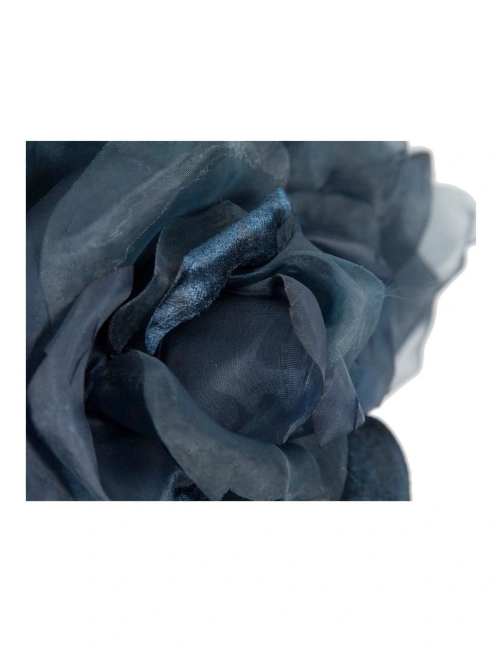 Fillies Collection large navy silk flower fascinator S260N image 3