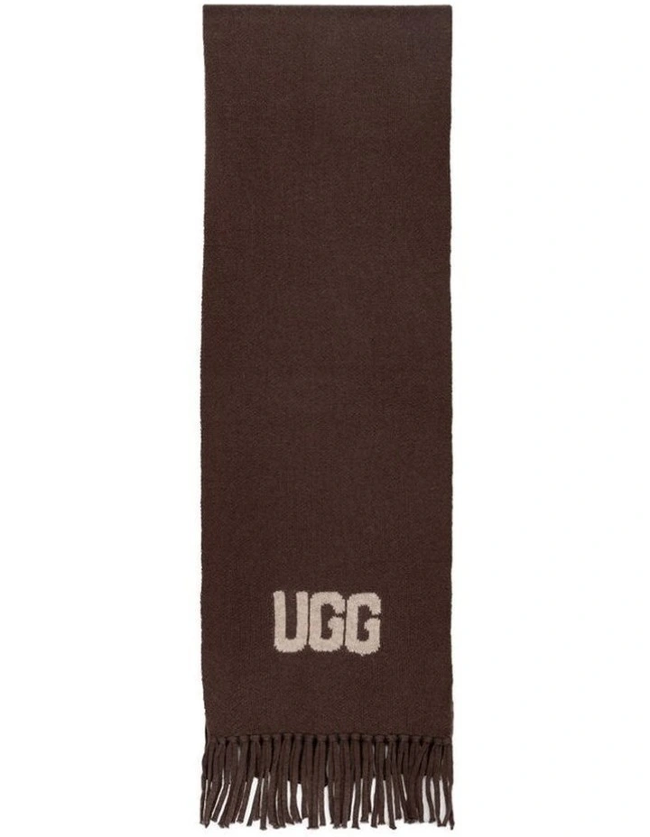 Logo Cashmere Australian Wool Woven Scarf image 1