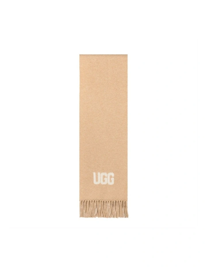 Logo Cashmere Australian Wool Woven Scarf image 1