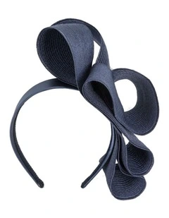 Max Alexander large navy loops racing fascinator MA953N